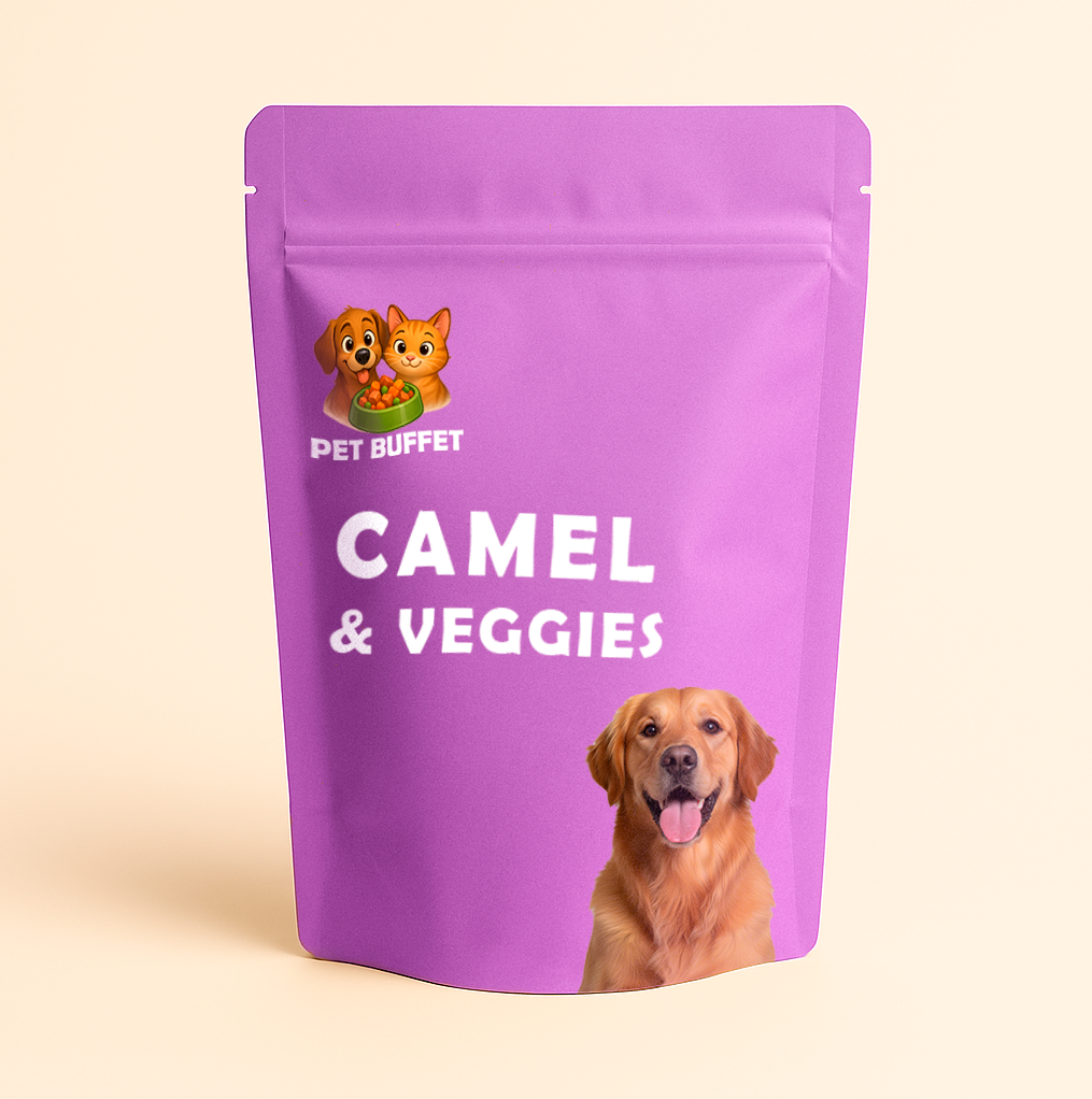 Camel and veggies