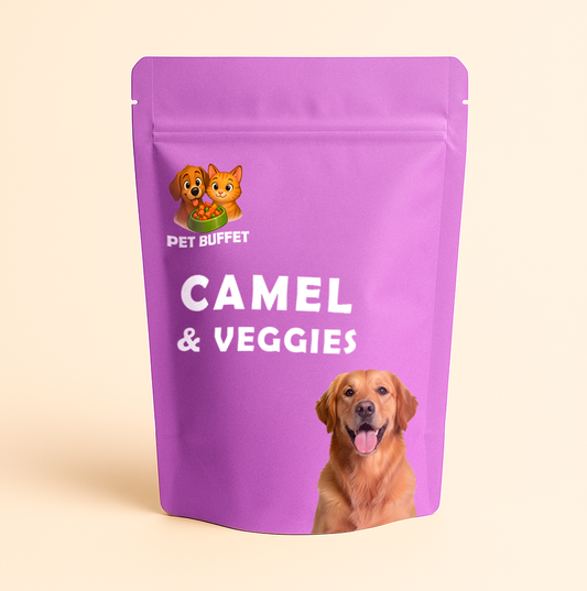 Camel and veggies